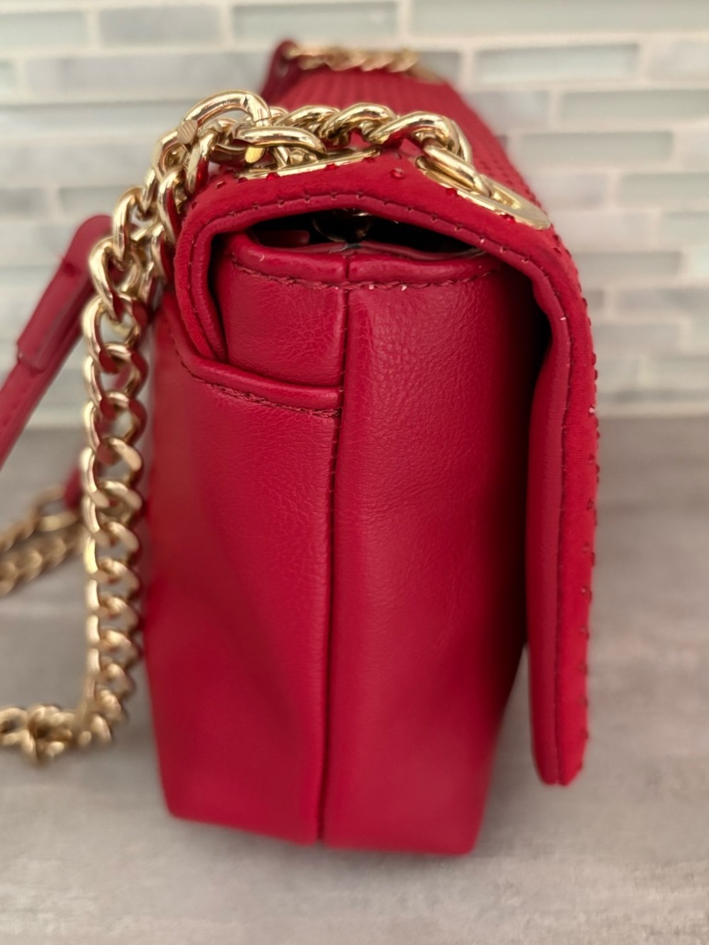 I.N.C. International Concepts Ajae Shoulder Bag Red Pepper - Picture 6 of 11